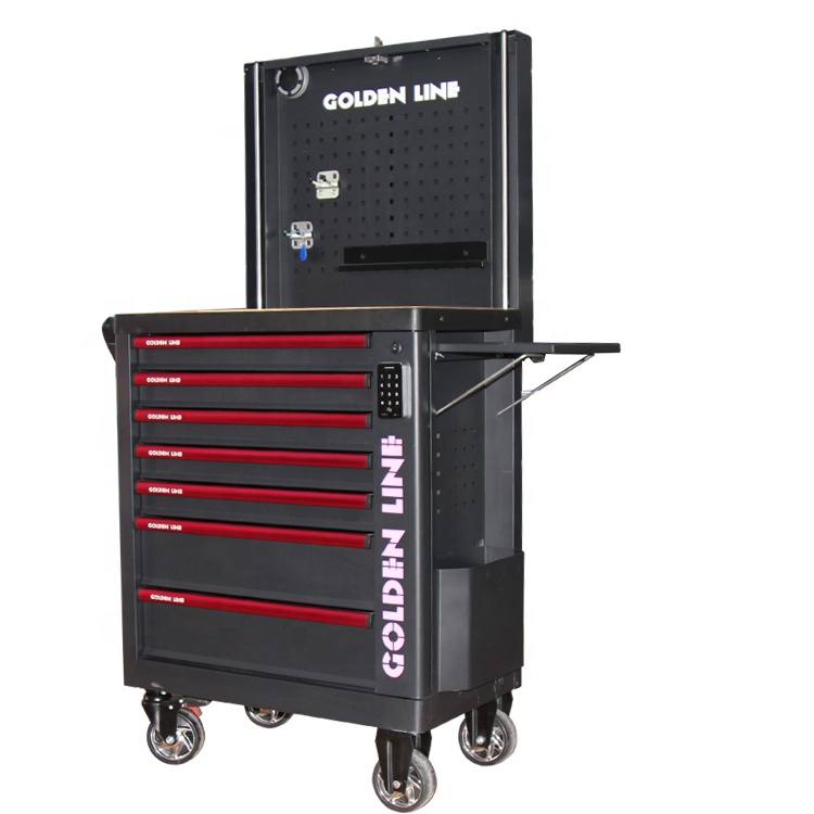 Workshop Tools Trolley - Digital Steel Iron Tool Sets Cabinet