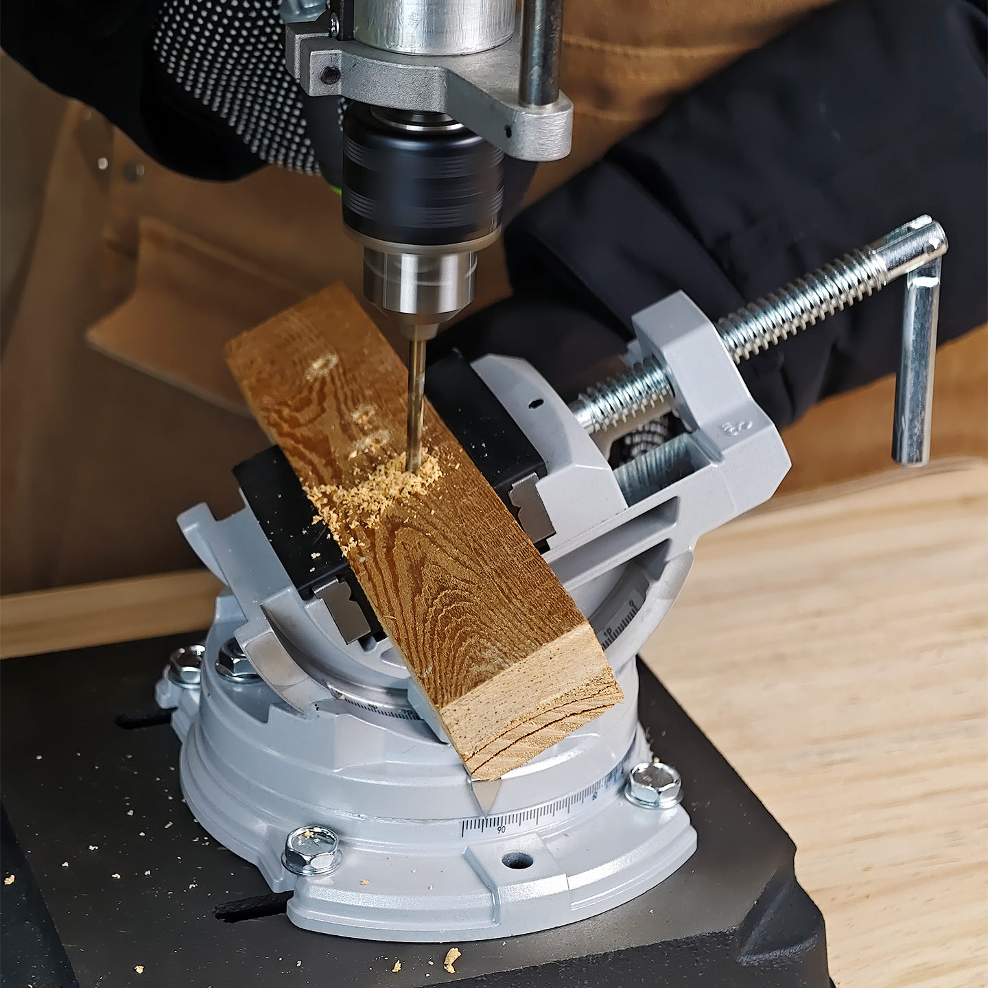 Bench Vise Swivel - Allsome 3