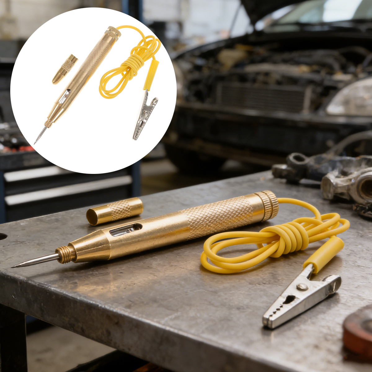 Tools Mechanical Workshop - 6V/12V/24V Automotive Current Tester Practical Test