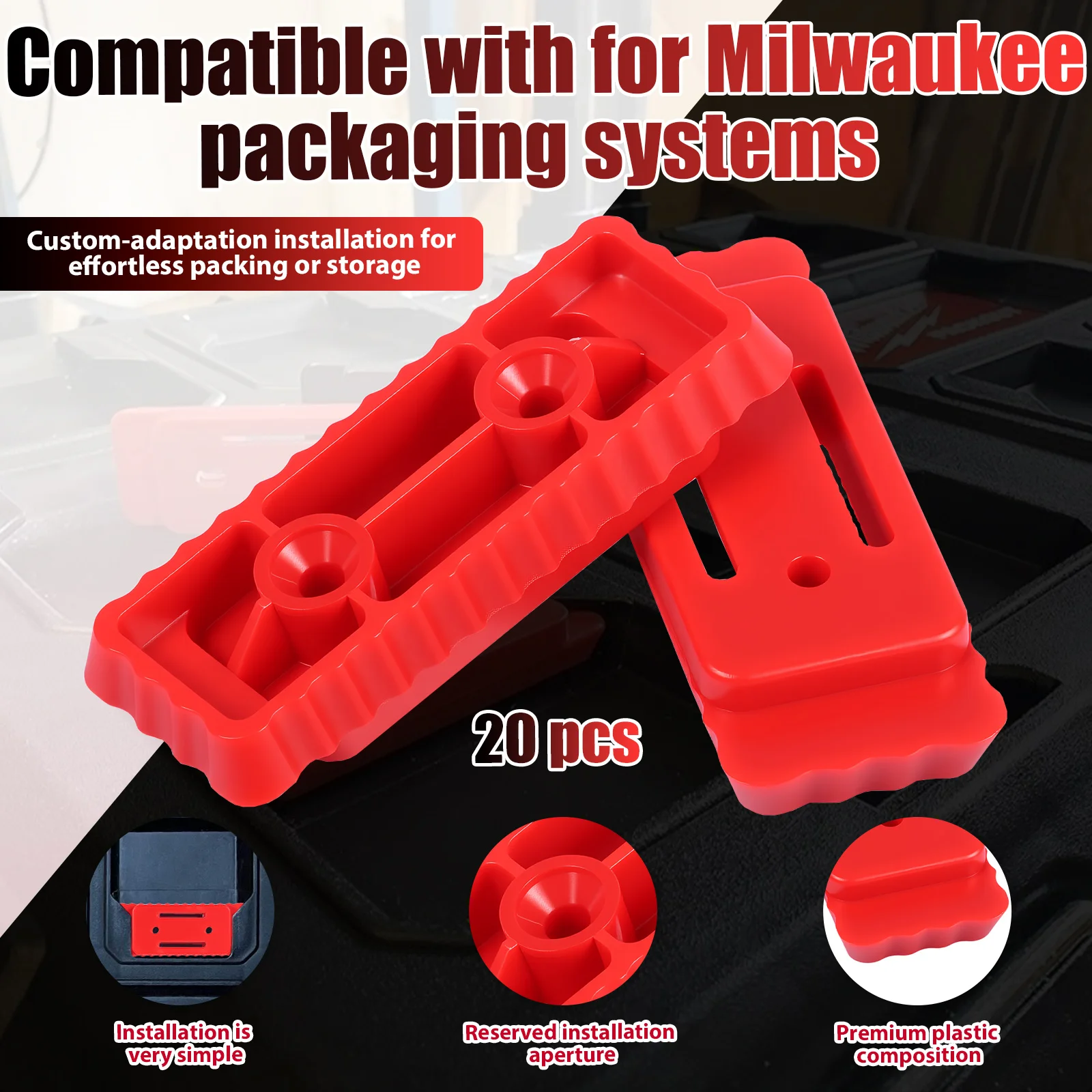 20pcs Mounting Feet for Milwau - Workshop Electric Tools 리뷰 및 가격