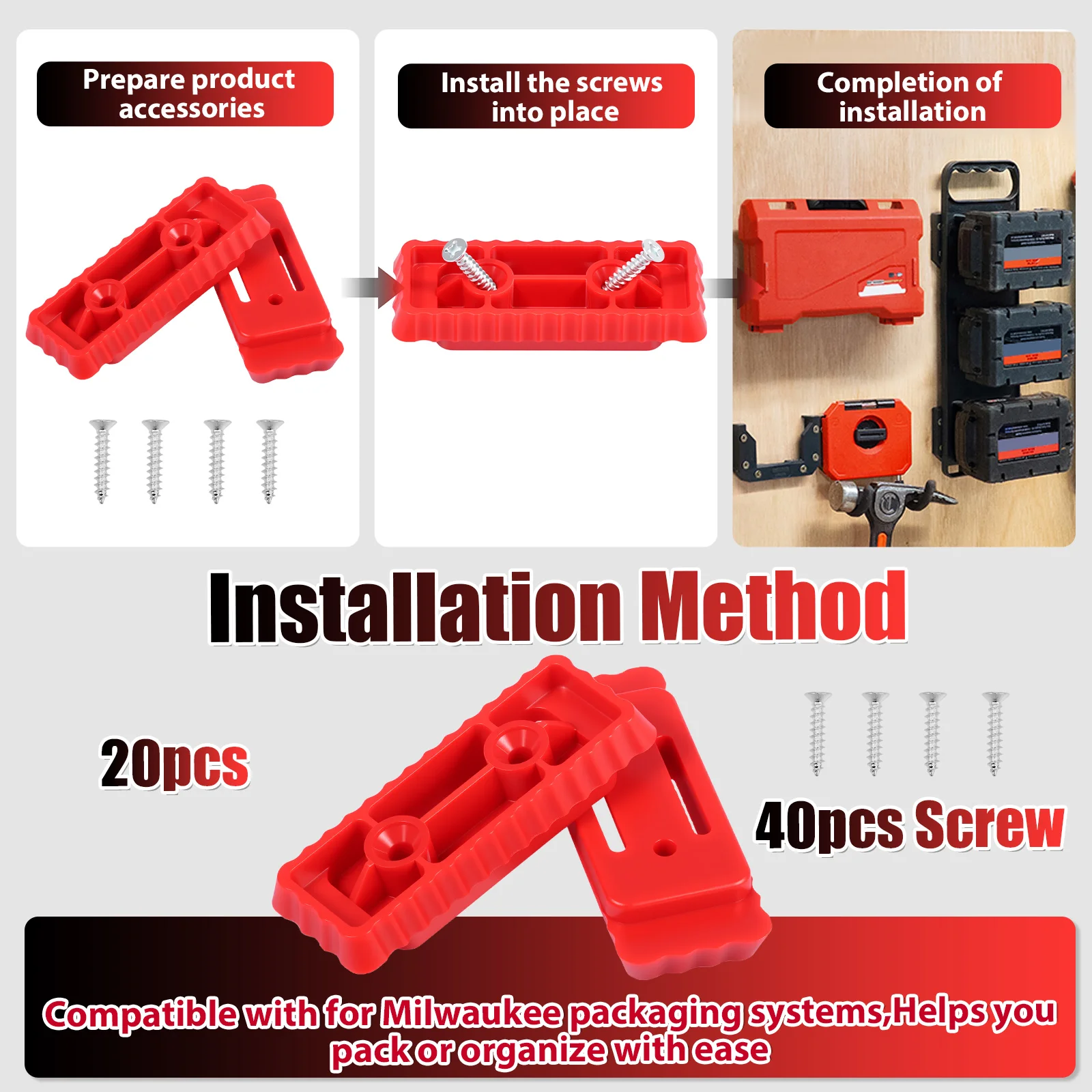 20pcs Mounting Feet for Milwau - Workshop Electric Tools 리뷰 및 가격