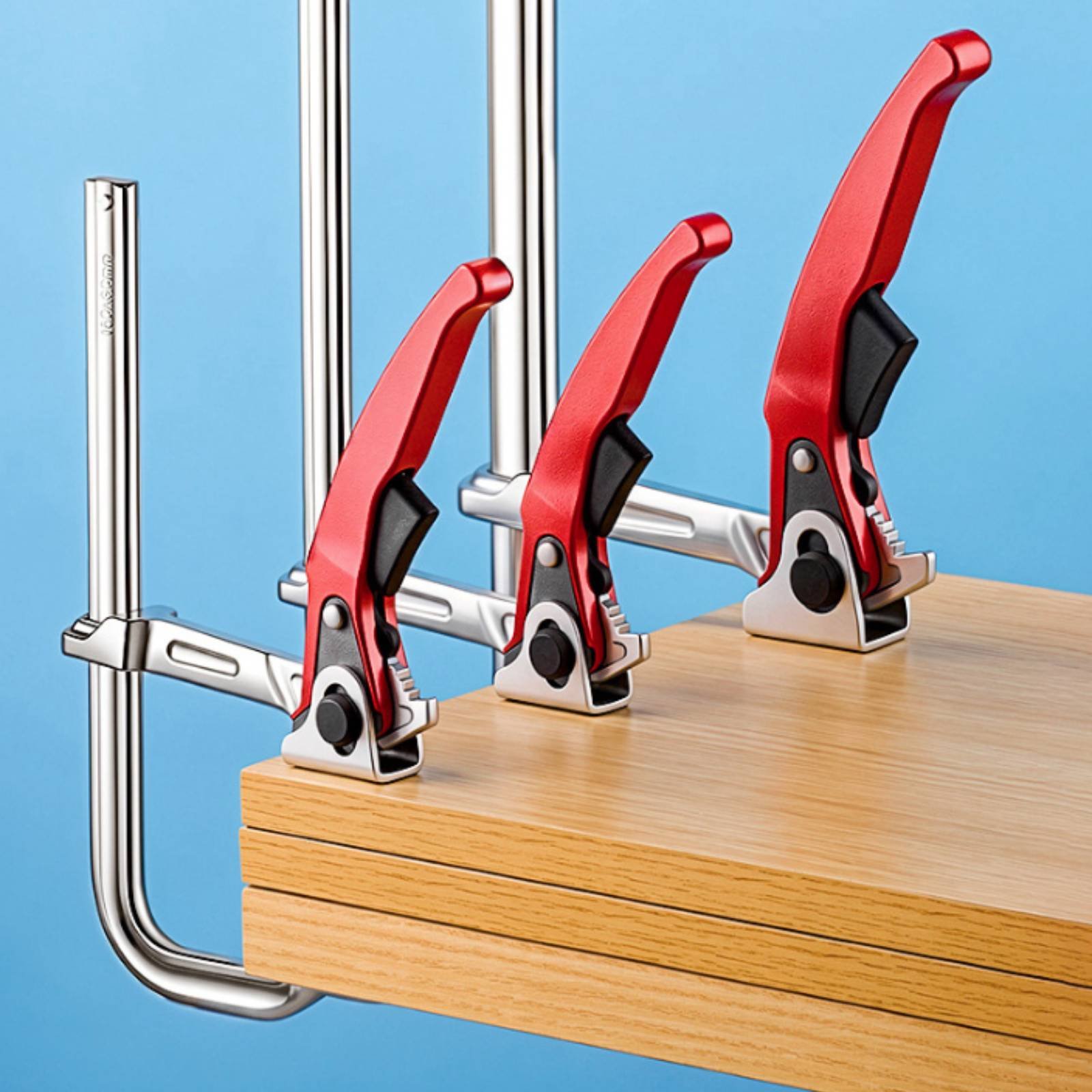 2 Pieces Ratchet F Clamp Indus - Workshop Hand Tools 리뷰 및 가격