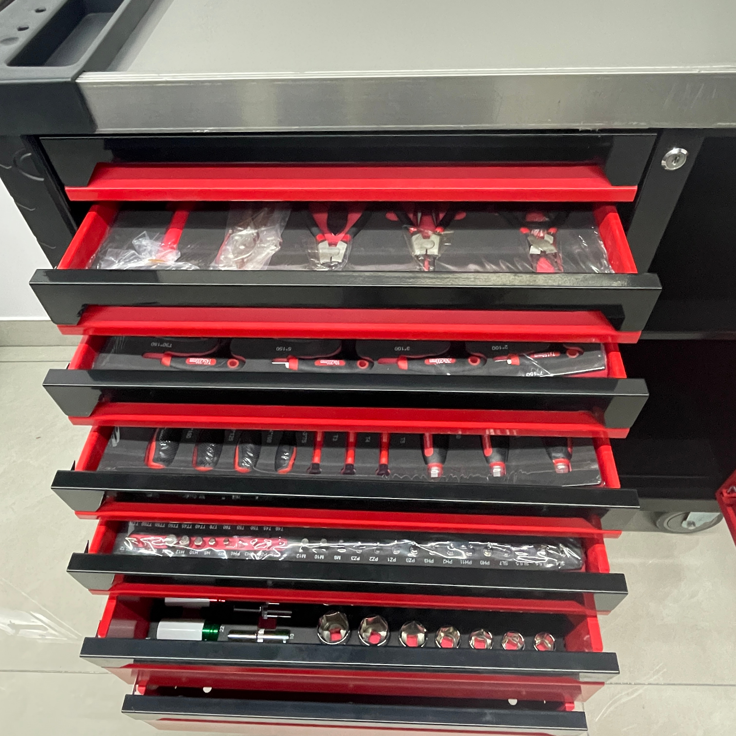 CE Certified 7 Drawer Tool Cab - Workshop Tools Trolley 리뷰 및 가격
