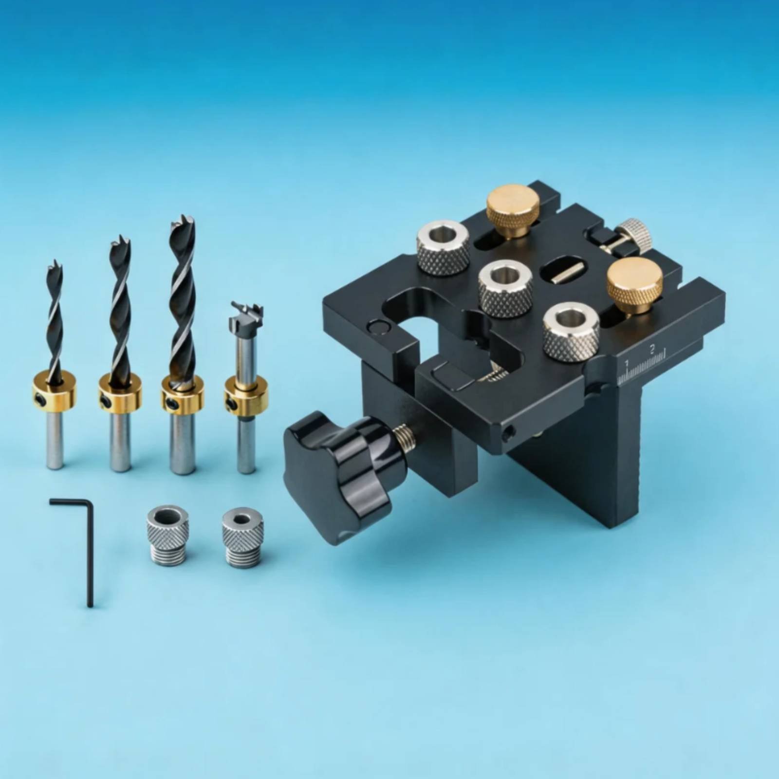 Wood Hole Jig 3-in-1 Dowel Jig - Workshop Tools Locations 리뷰 및 가격