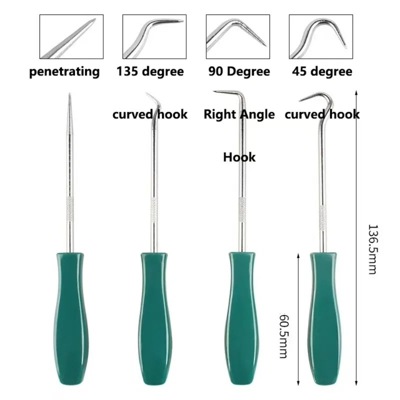 4Pcs 135mm Oil Seal Pick Hooks - Tools Mechanical Workshop 리뷰 및 가격