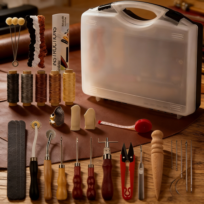 Leather Craft Tool Kit Leather - Workshop Hand Tools 리뷰 및 가격