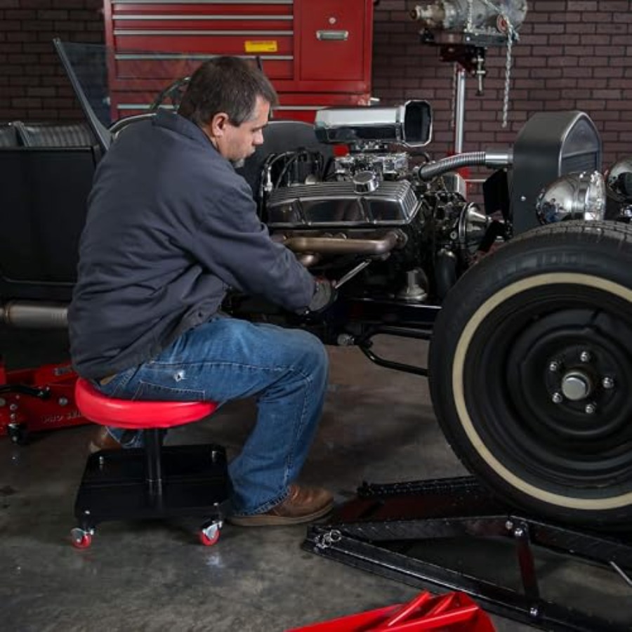 Rolling Mechanic Stool with To - Tools Mechanical Workshop 리뷰 및 가격