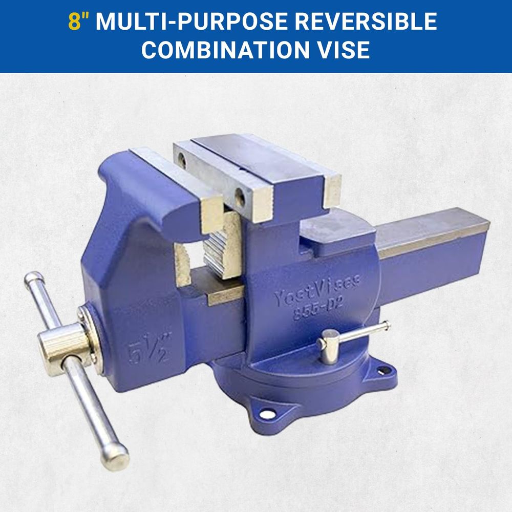 8 Heavy-Duty Reversible Pipe a - Bench Vise Swivel 리뷰 및 가격