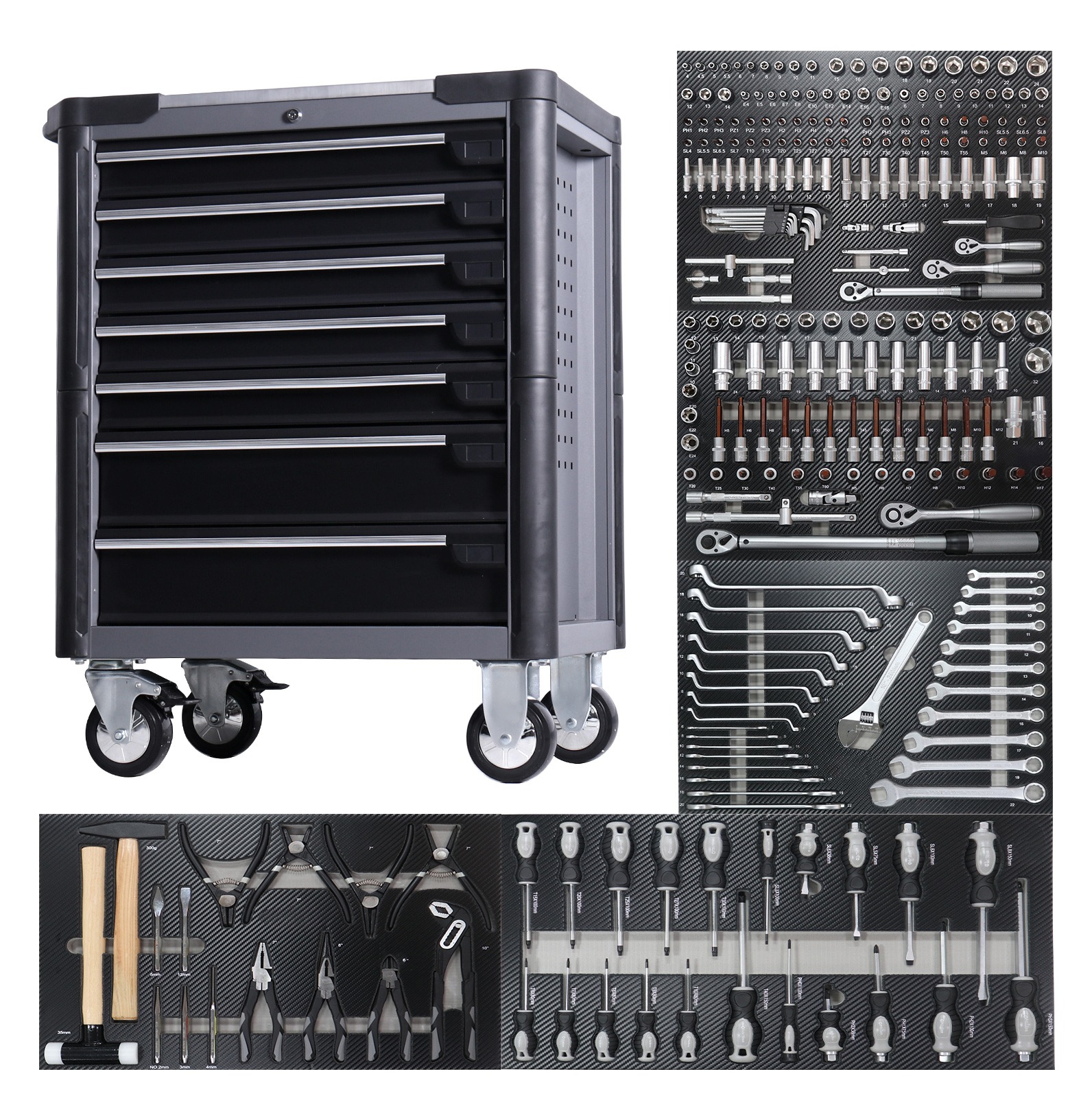 Pro 7-Draw Rolling Tools Cabin - Workshop Tools Trolley 리뷰 및 가격
