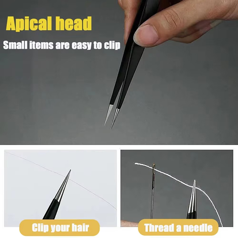Stainless Steel Black Tweezers - Maintenance Workshop Tools 리뷰 및 가격