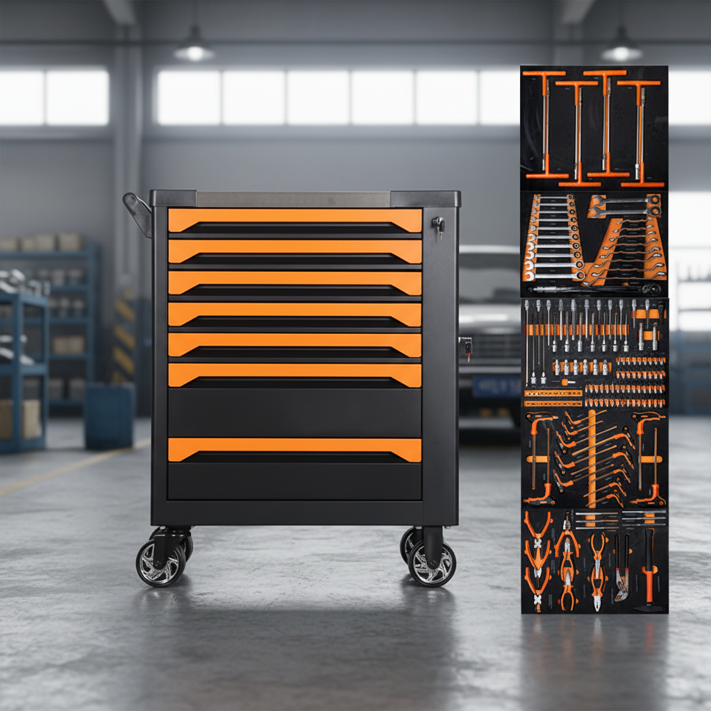 Industrial Tool Cabinet With 2 - Workshop Tools Trolley 리뷰 및 가격